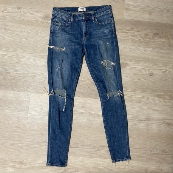 Agolde distressed skinny jeans - Picture 1 of 9